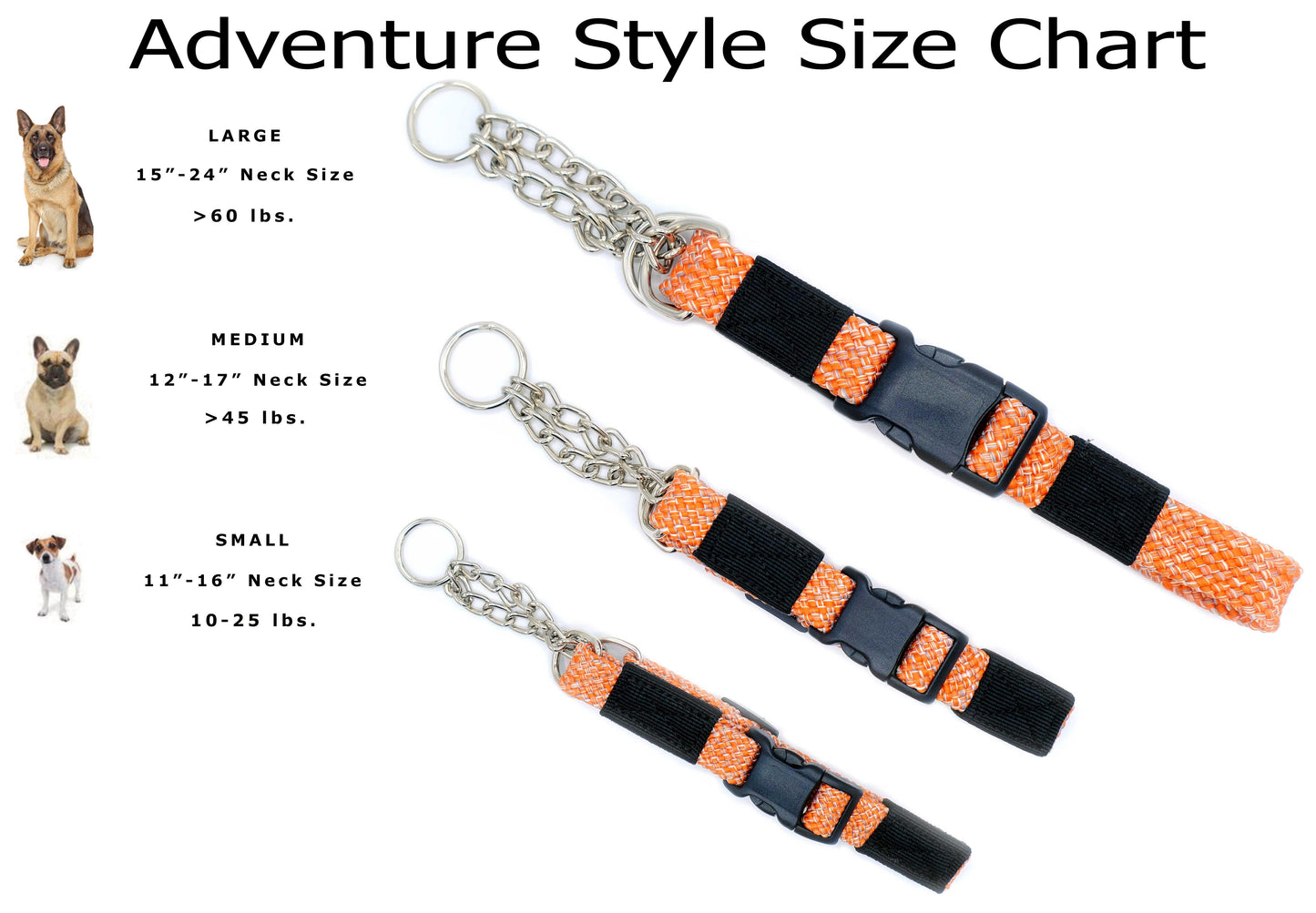 dventure Style Flat Weave Nylon Climbing Rope Martingale Dog Collar – Durable Design with YKK Polyacetal Strong Buckle