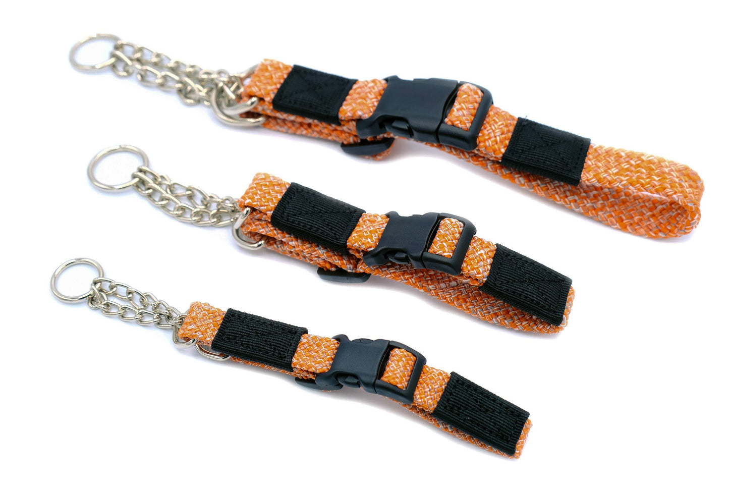 dventure Style Flat Weave Nylon Climbing Rope Martingale Dog Collar – Durable Design with YKK Polyacetal Strong Buckle