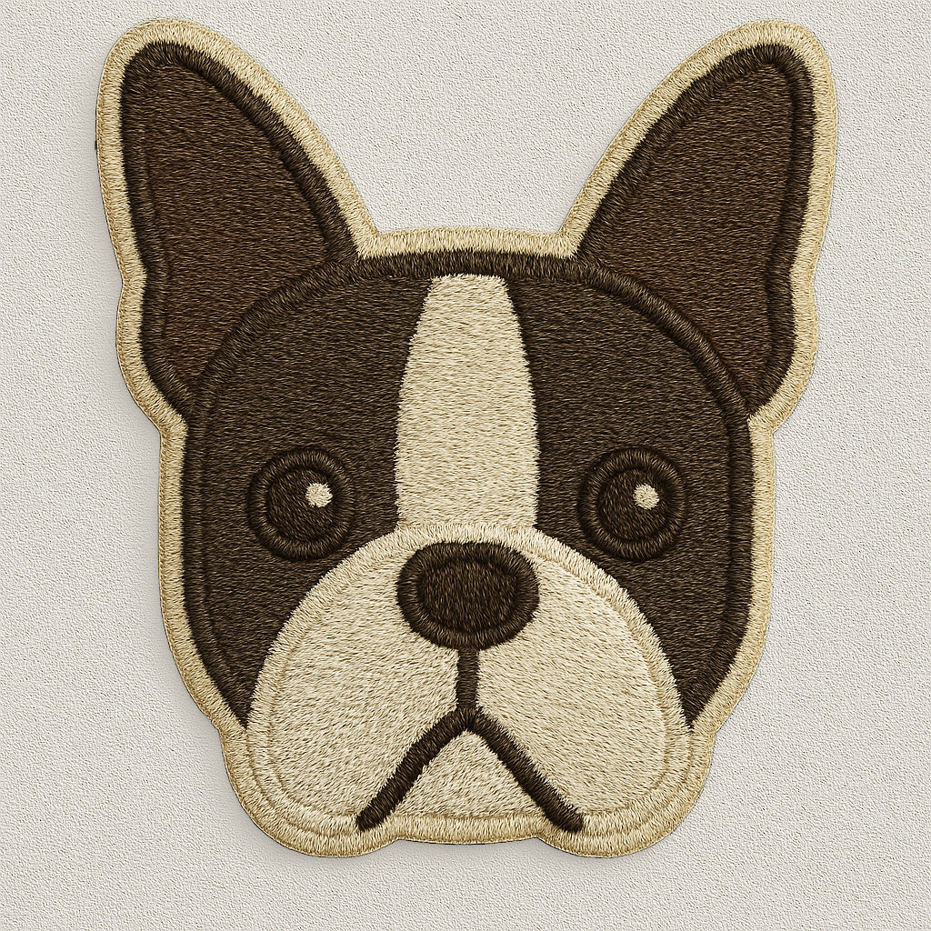 Nooee Pet Dog Breed Face Patch – Set of 9 Embroidered Self-Adhesive Dog Face Designs, Peel-and-Stick, Reusable on Felt or Fabric, Fits Nooee Pet Teepees & Mats, 2–2.5” Wide