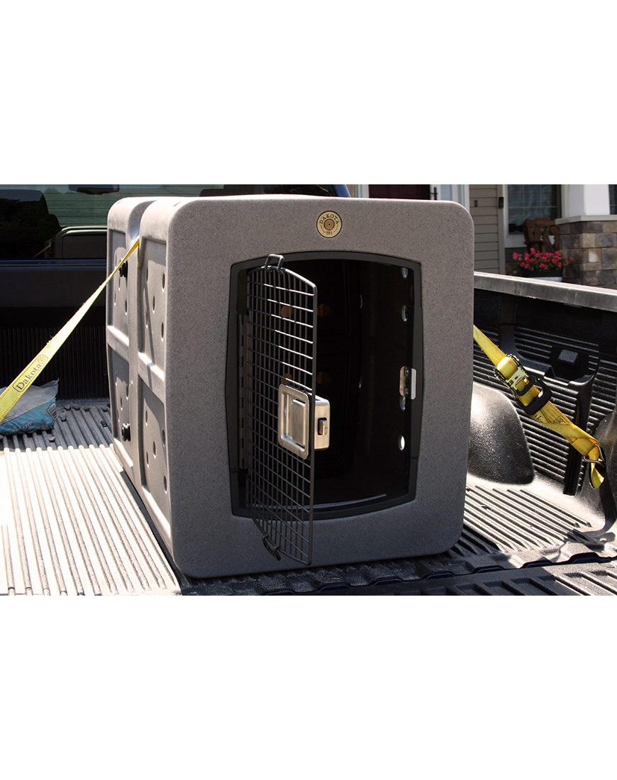 Dakota 283 Ratchet Strap – 10 Ft Nylon Tie-Down with Steel Frame & Hooks, Rubber Handles, 2000 lb Capacity, Fits Dog Kennels & Crates