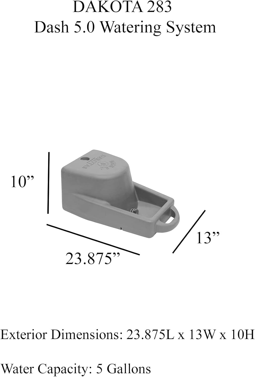 Dakota 283 Dash 5.0 Dog Watering System – Coyote Granite, Dark Granite, Olive & Orange
