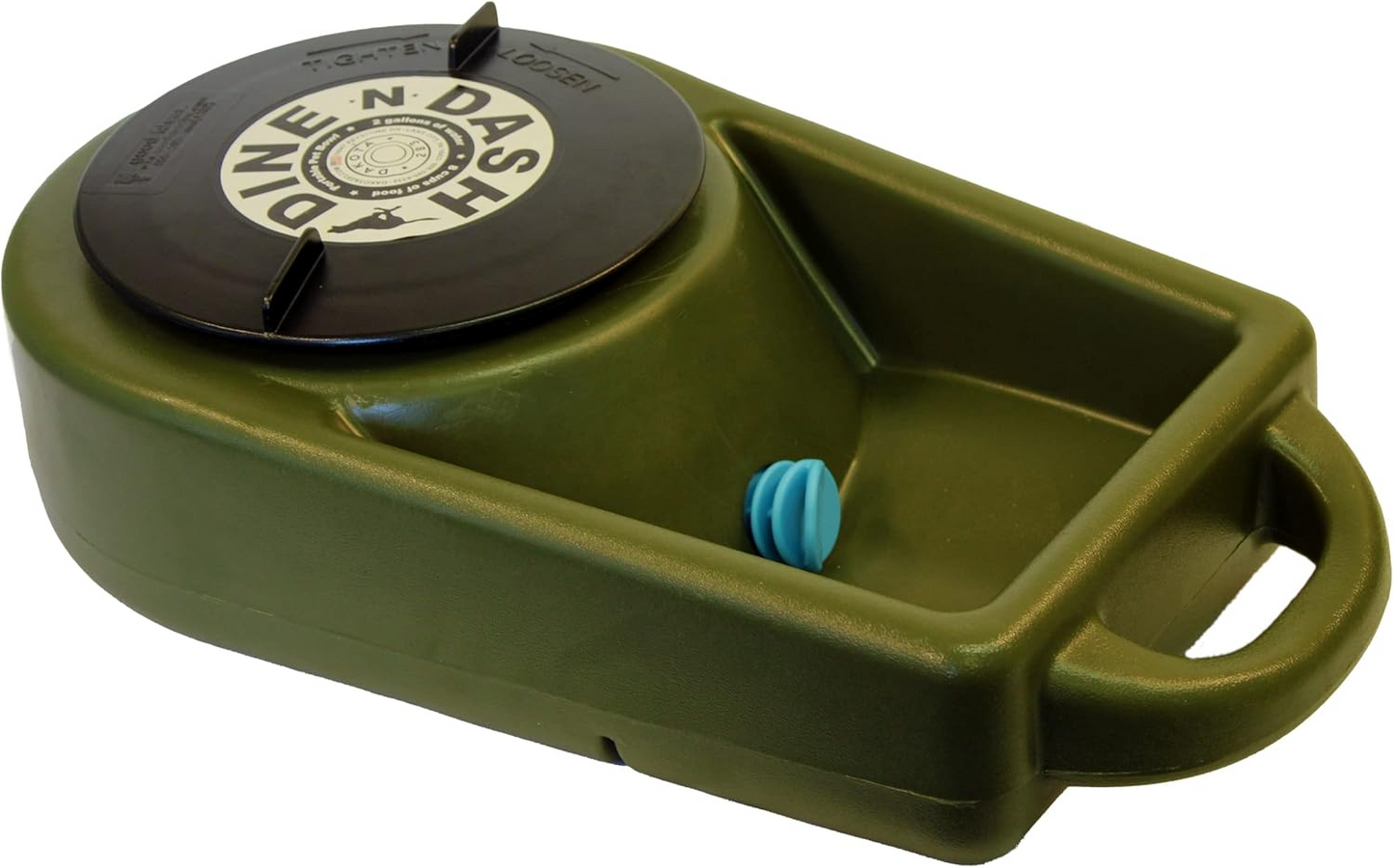 Dakota 283 Dine N Dash Dog Feeding System – Coyote Granite, Dark Granite, Olive & Orange