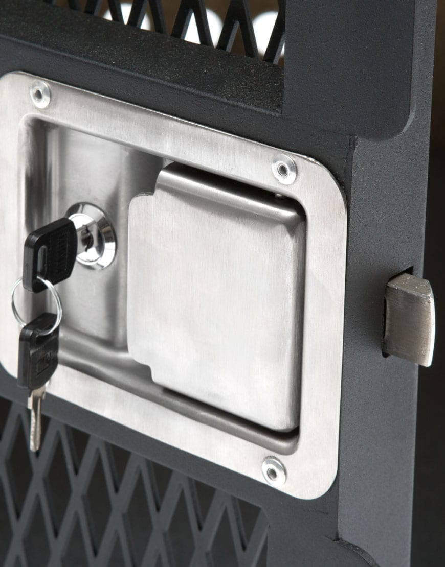 Dakota 283 G3 Dog Kennel – X-Large Coyote Granite, Framed Door with Keyed Latch, Ventilated & Stackable Crate, 38.5" x 25.5" x 29.5"