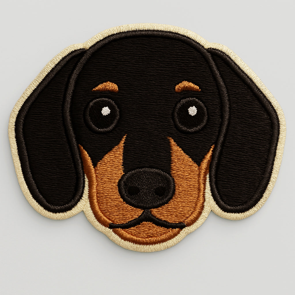 Nooee Pet Dog Breed Face Patch – Set of 9 Embroidered Self-Adhesive Dog Face Designs, Peel-and-Stick, Reusable on Felt or Fabric, Fits Nooee Pet Teepees & Mats, 2–2.5” Wide