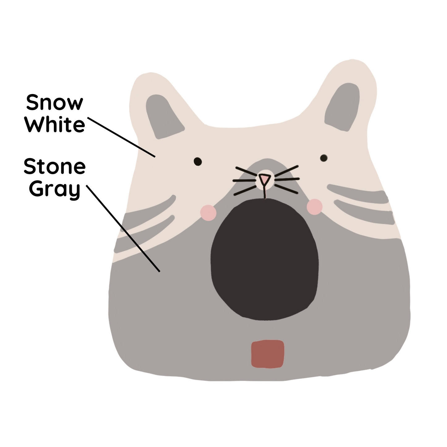 Fuzzy Cove Cat Face Design Felted Wool Cat Cave – Ear Style Cozy Peekaboo Bed (Small & Large)