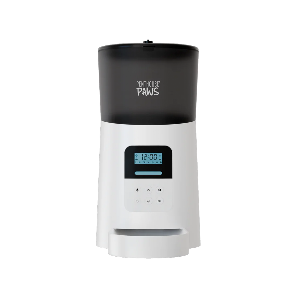 Automatic Cat Feeder – 6L Twist-Lock Food Storage with Programmable Meal Timer, Portion Control, Voice Recording & Backup Battery