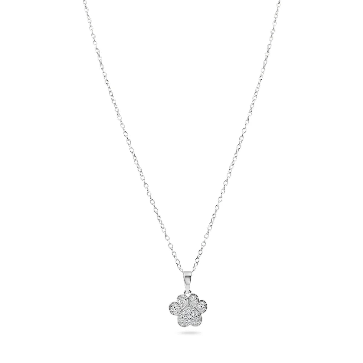 Bold Paw Silver Chain Necklace