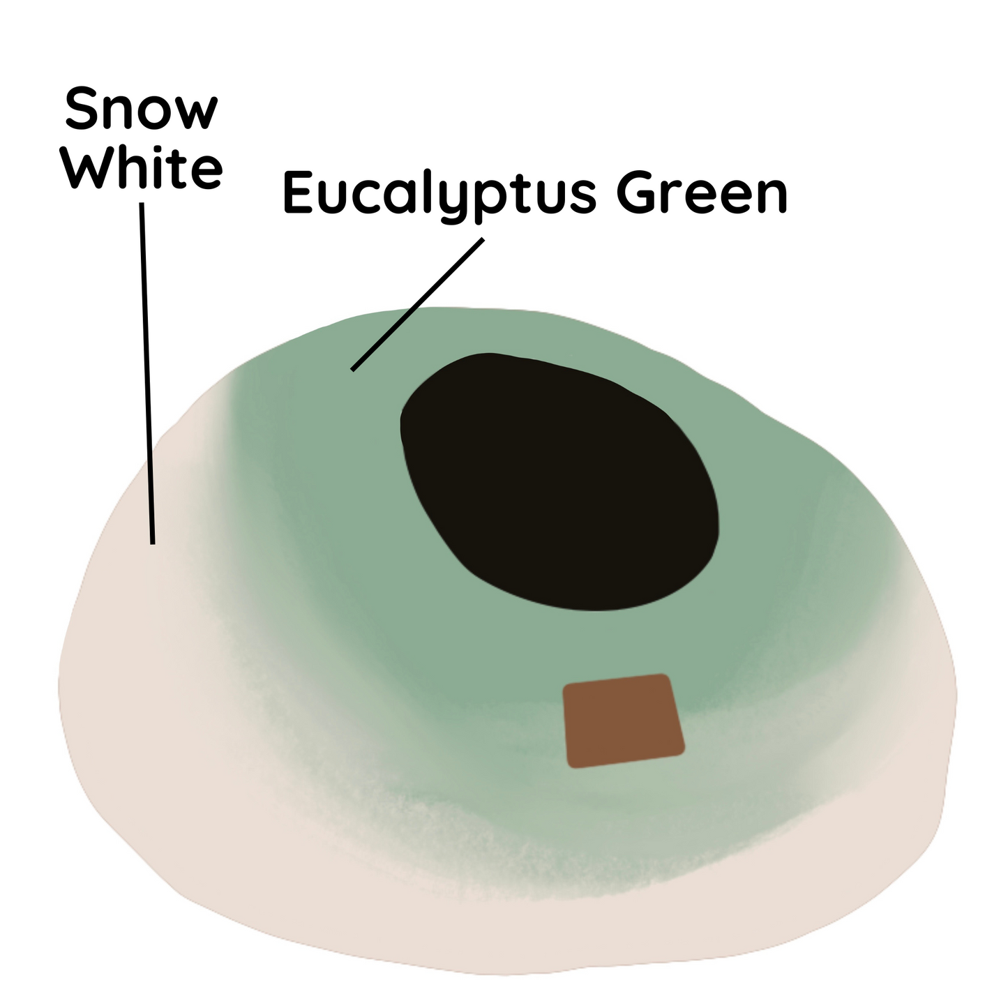 Fuzzy Cove Stripe Design Felted Wool Cat Cave – Round Style Cozy Bed