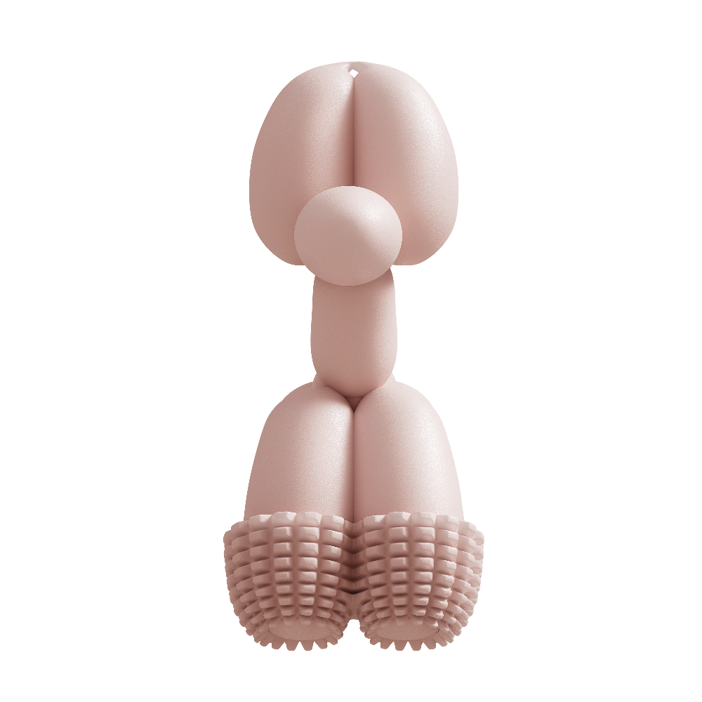 Balloon Dog Toy Pink