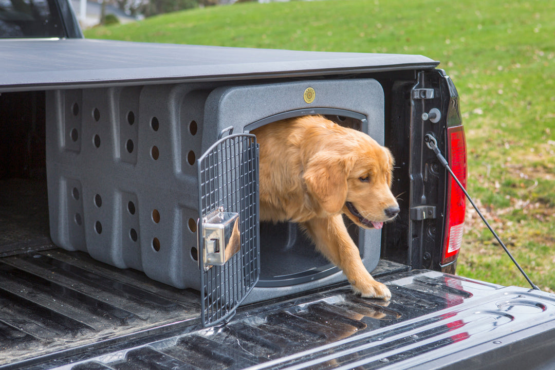 Dakota 283 T1 Dog Kennel – Dark Granite, Small/Medium Crate with Keyed Latch, Rear Handle & Ventilation, 30" x 21.5" x 20"