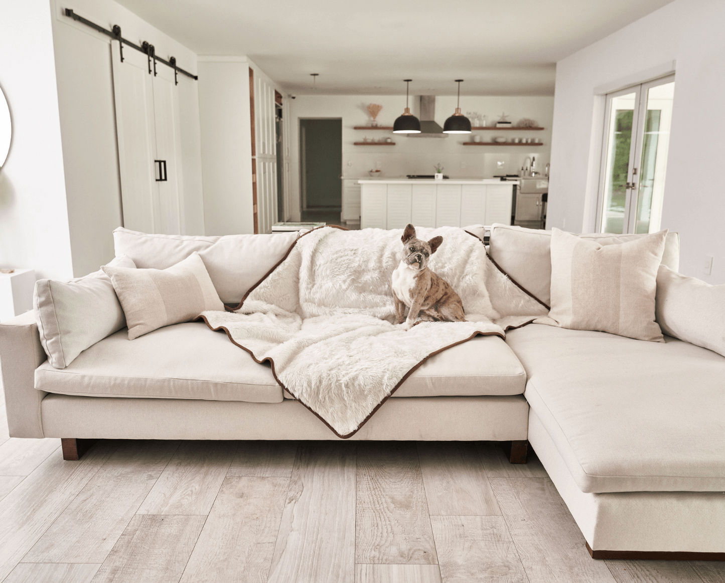 PupProtector™ Cool Comfort Waterproof Throw Blanket - Polar White