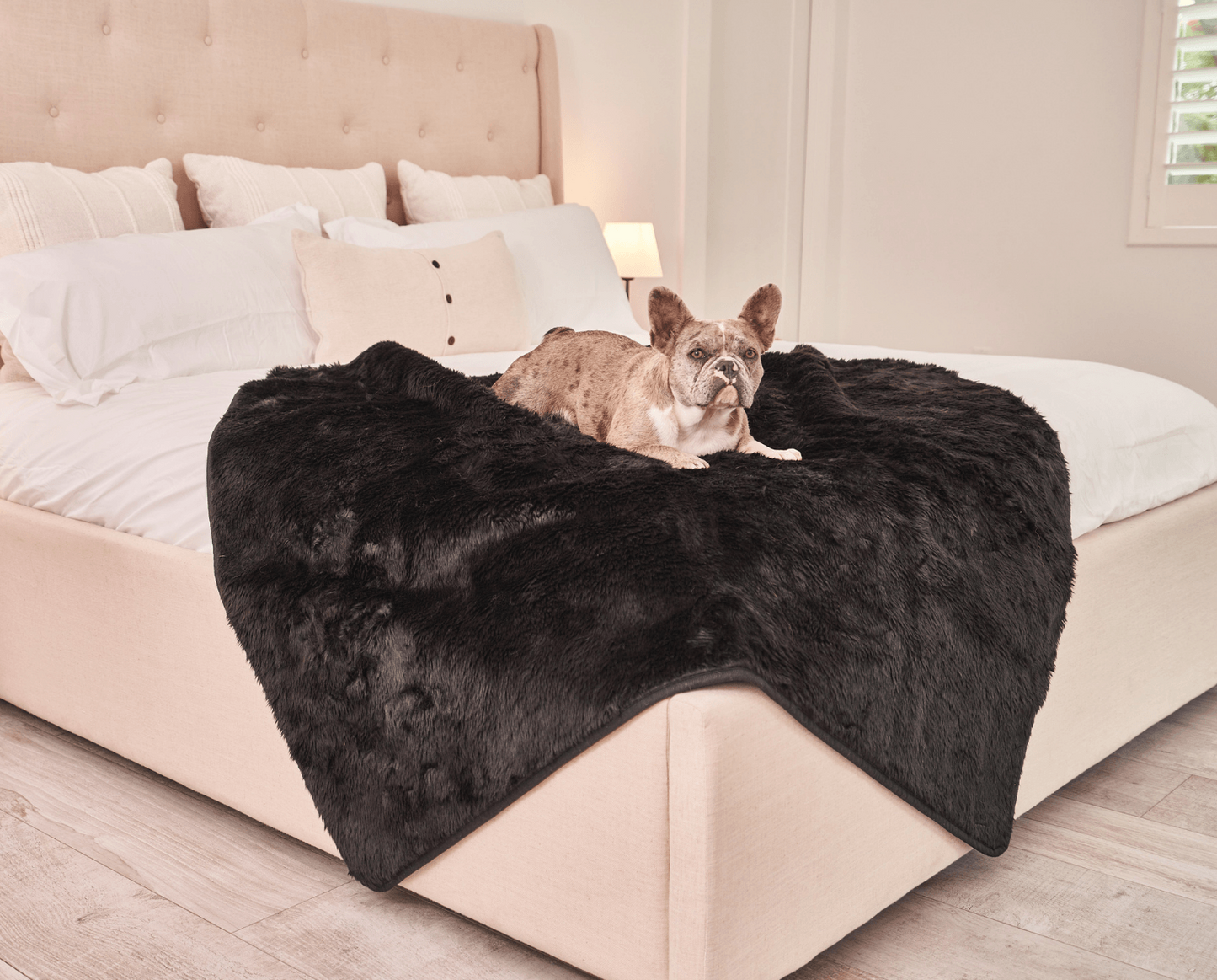 PupProtector™ Cool Comfort Waterproof Throw Blanket - Midnight Black