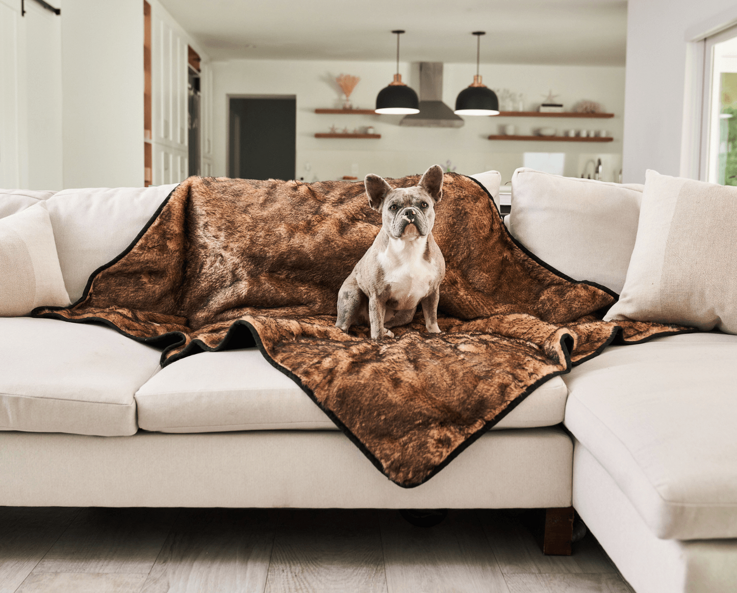 PupProtector™ Cool Comfort Waterproof Throw Blanket - Sable Tan