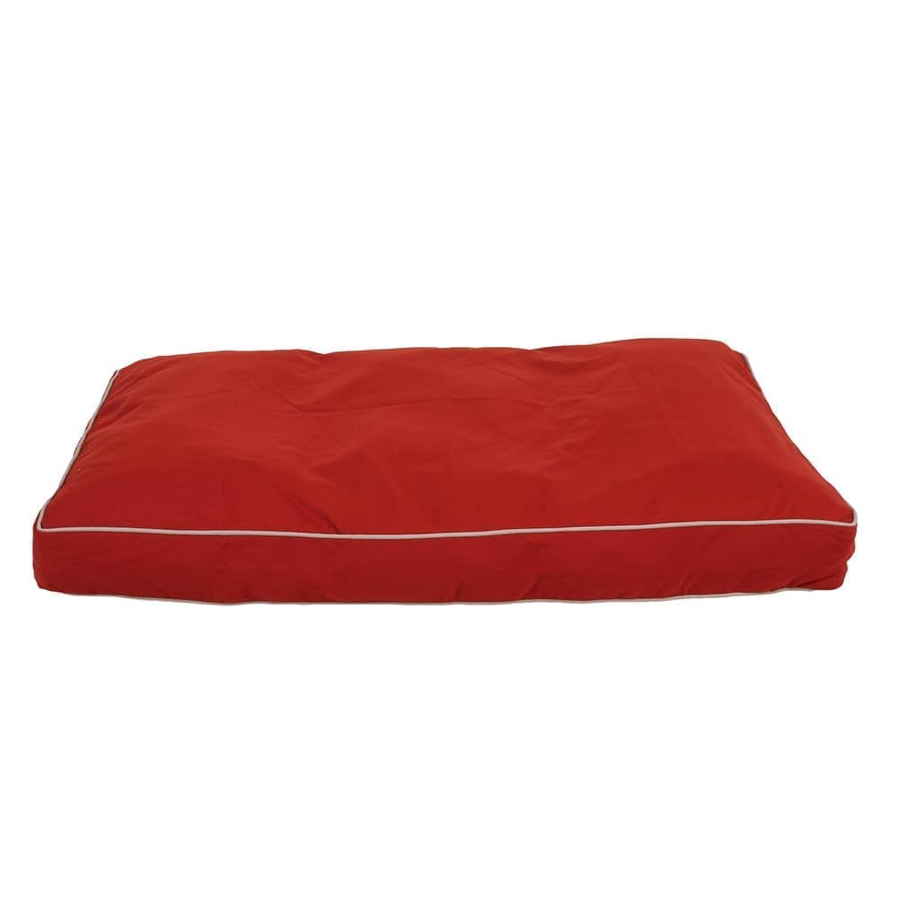 Classic Canvas Rectangle Jamison Dog Bed | Durable Cotton Cover with MemoryFiber™, Orthopedic or Memory Foam Inserts