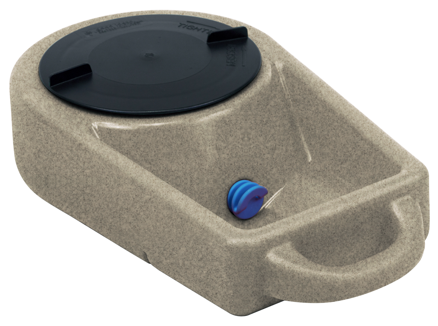 Dakota 283 Dine N Dash Pet Feeding System – Coyote Granite, 2.5-Gallon Water & 8-Cup Dry Food Portable Container, Weatherproof & Crush-Resistant