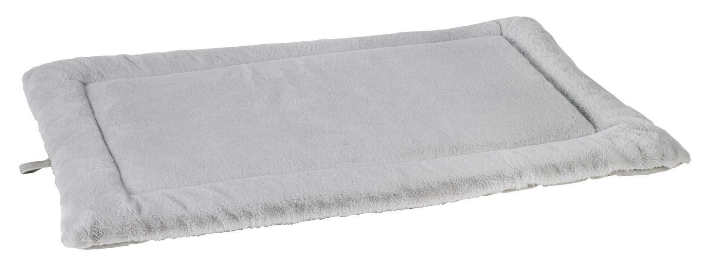 Cosmopolitan Dog Mat – Cloud Two-Tone Reversible Travel & Home Mat with Raised Border, Upholstery Fabric, Machine Washable