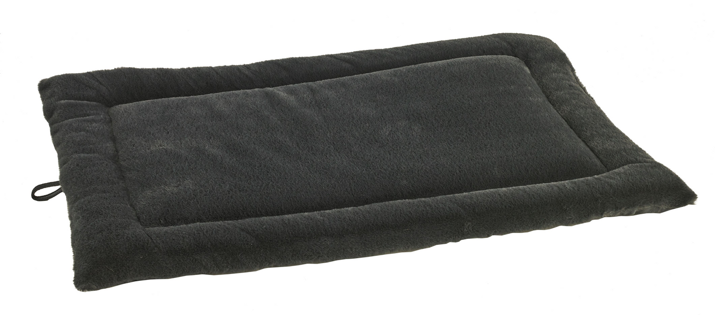 Cosmopolitan Dog Mat – Glacier Blue Reversible Travel & Home Mat with Raised Border, Durable Upholstery Fabric, Machine Washable