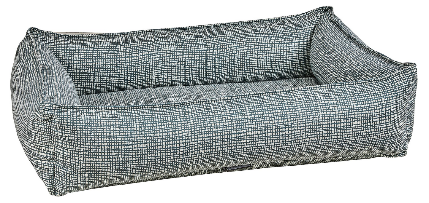 Urban Lounger Dog Bed – Hampton with Zippered Removable Washable Cover, Orthopaedic Fibre Topped Insert, High-Memory Polyester Bolster, Durable Upholstery, Sleek Modern Design