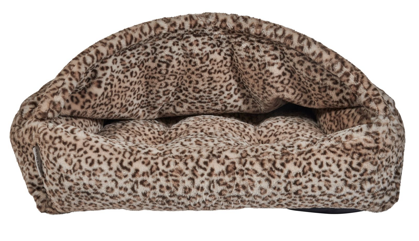 Canopy Cozy Dog Bed | Plush Covered Bed for Calm & Comfort