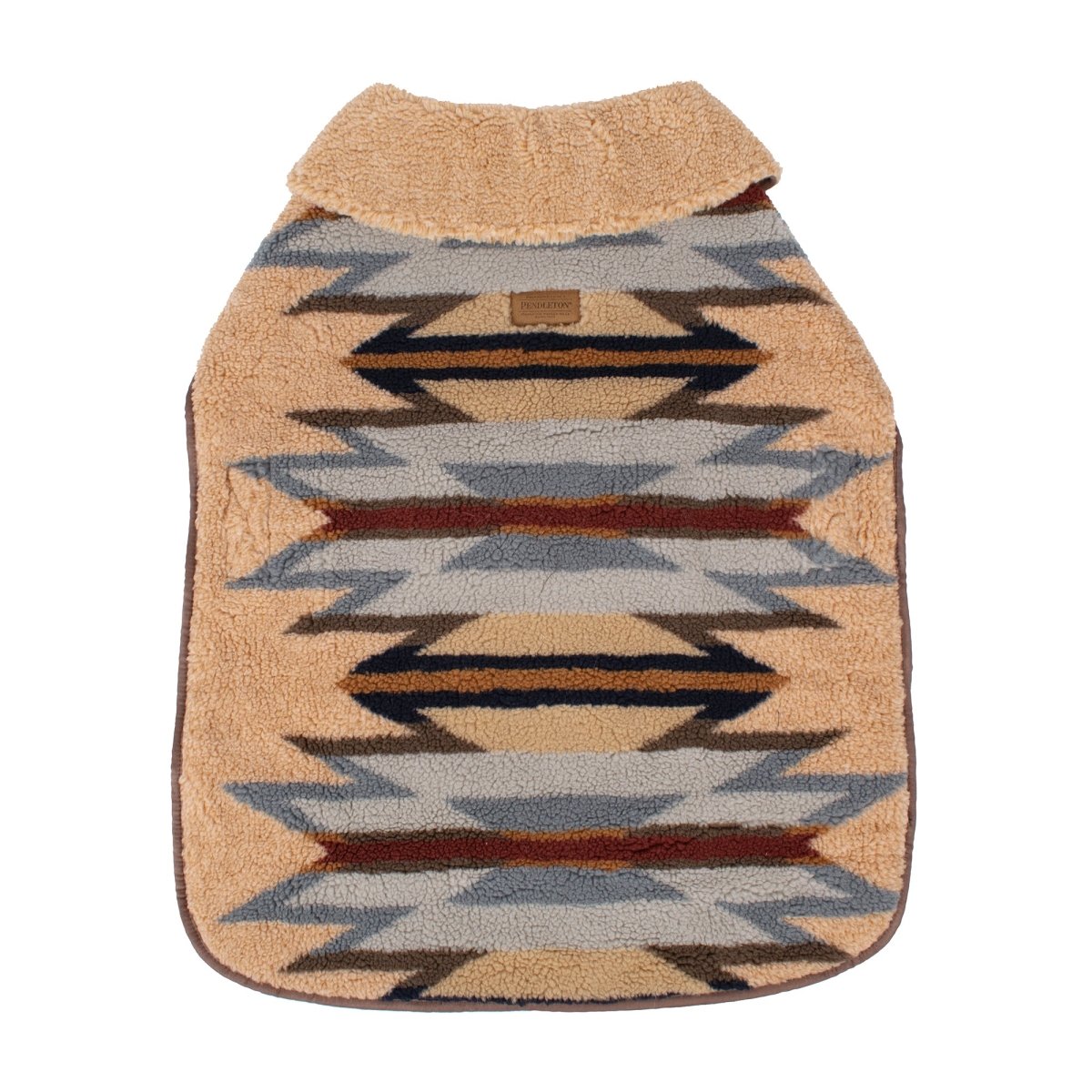 Pendleton Berber Dog Coat | Reversible Plush 370 GSM Berber Jacket with Adjustable Closures & Leash Access