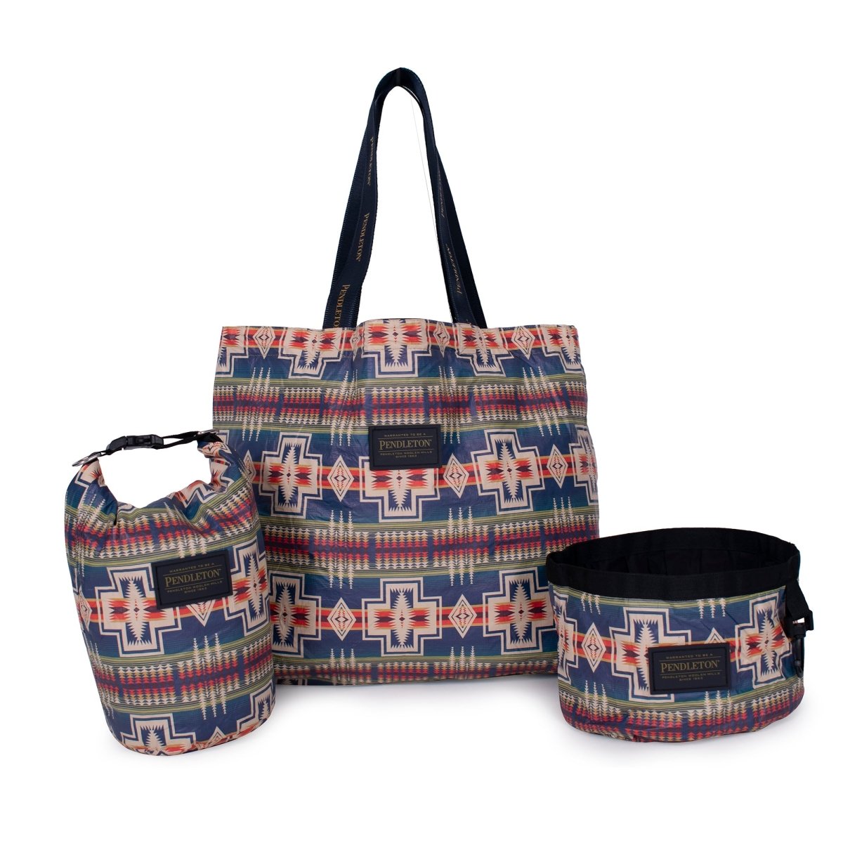Pendleton Century Harding Travel Tote | Water-Resistant Tyvek Bag with Zipper Pocket & Pendleton Patch