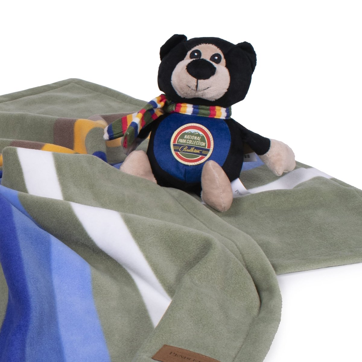 Pendleton National Park Pal Dog Toy | Soft Squeaker Plush with Embroidered Logo — Machine Washable