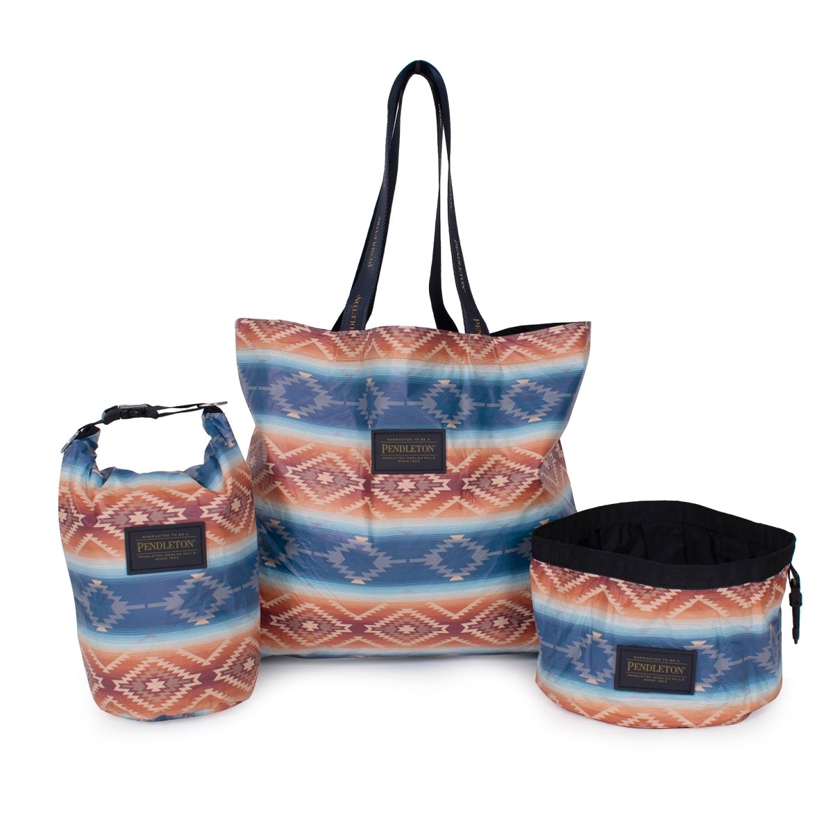 Pendleton Pagosa Springs Travel Tote | Water-Resistant Tyvek Bag with Zipper Pocket & Pendleton Patch