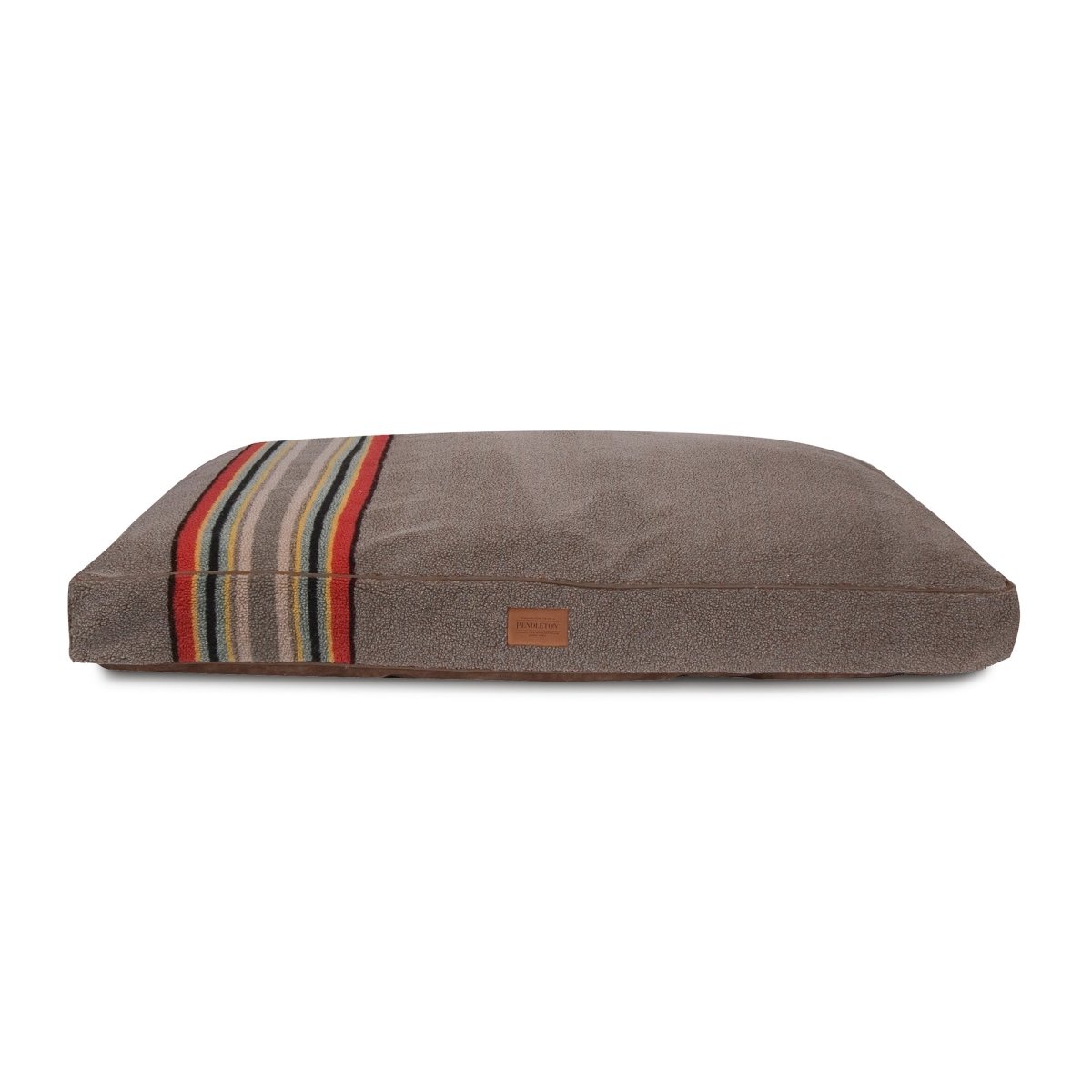 Pendleton Vintage Camp Pet Napper | Berber Dog Bed with Recycled Fill or Memory Foam & Removable Cover