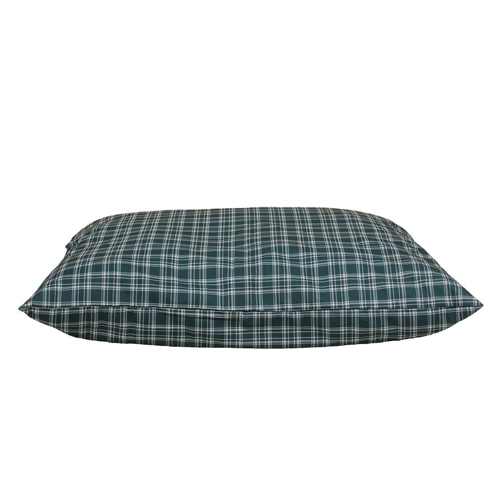 Plaid Shebang Rectangle Indoor/Outdoor Dog Bed | UV-Resistant Cover with Recycled MemoryFiber™ Fill