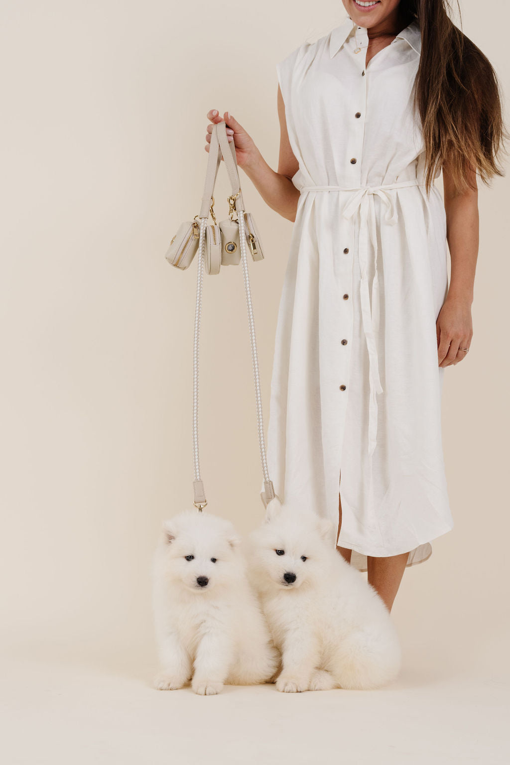 City Walk Kit – 3-Piece Dog Walking Set (Leash, Waste Bag Holder & Treat Pouch) | Pupwell