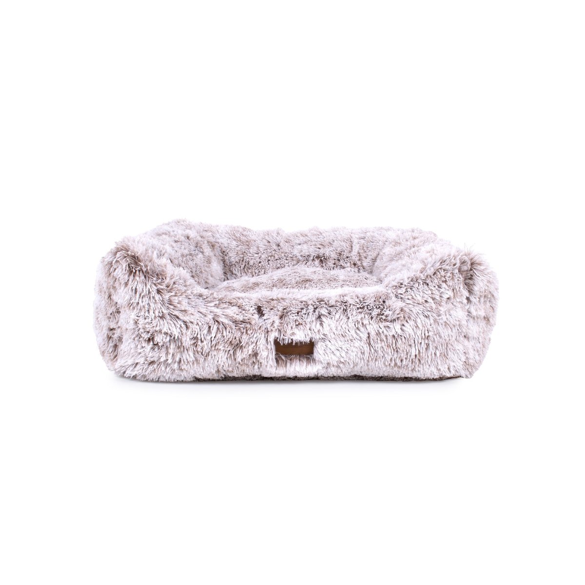 Teddy Bear Kuddler Bed | Ultra-Soft Faux Fur Bolstered Dog Bed with Washable Cover & Plush Loft Fill