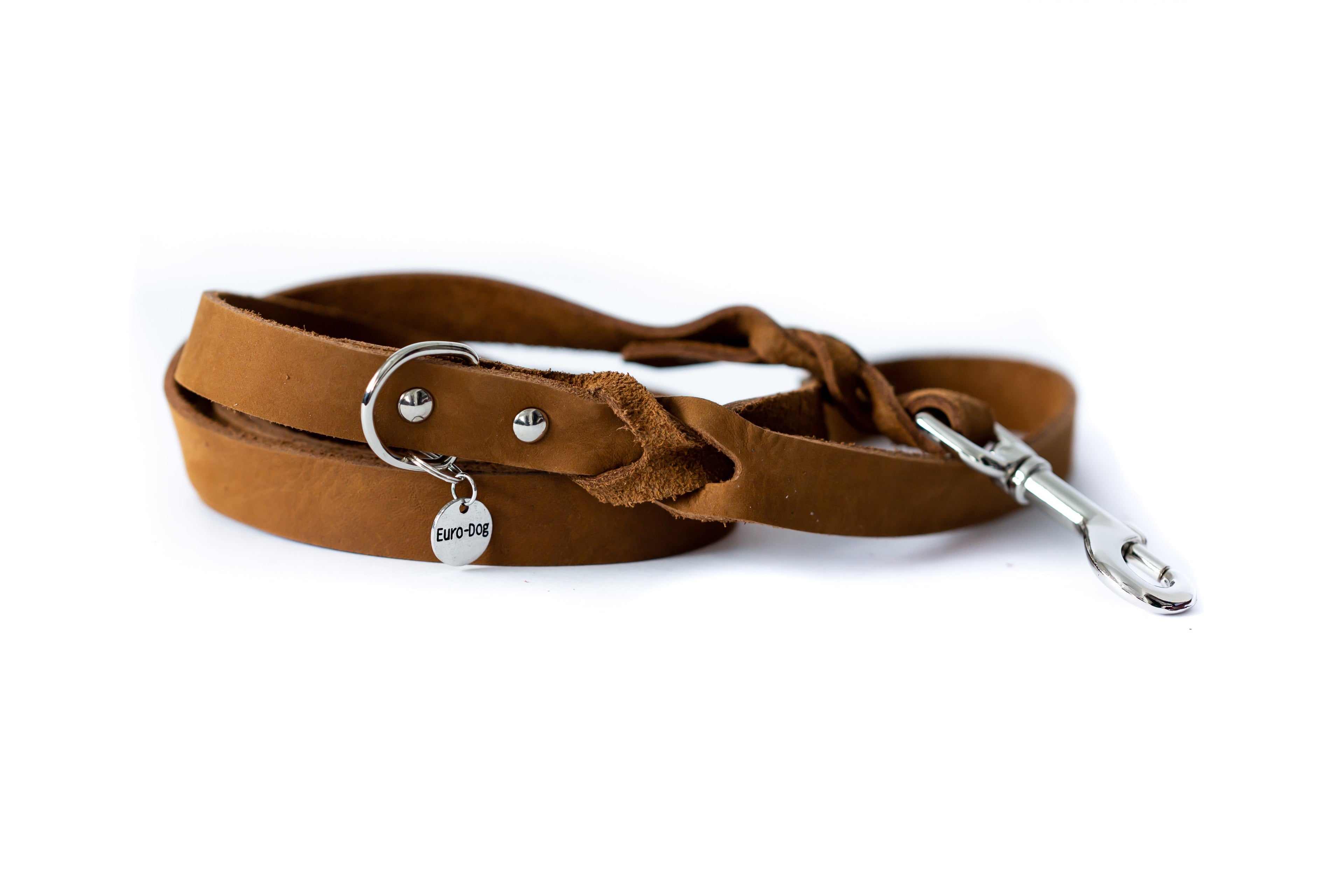 Leather Leash and Harness Set