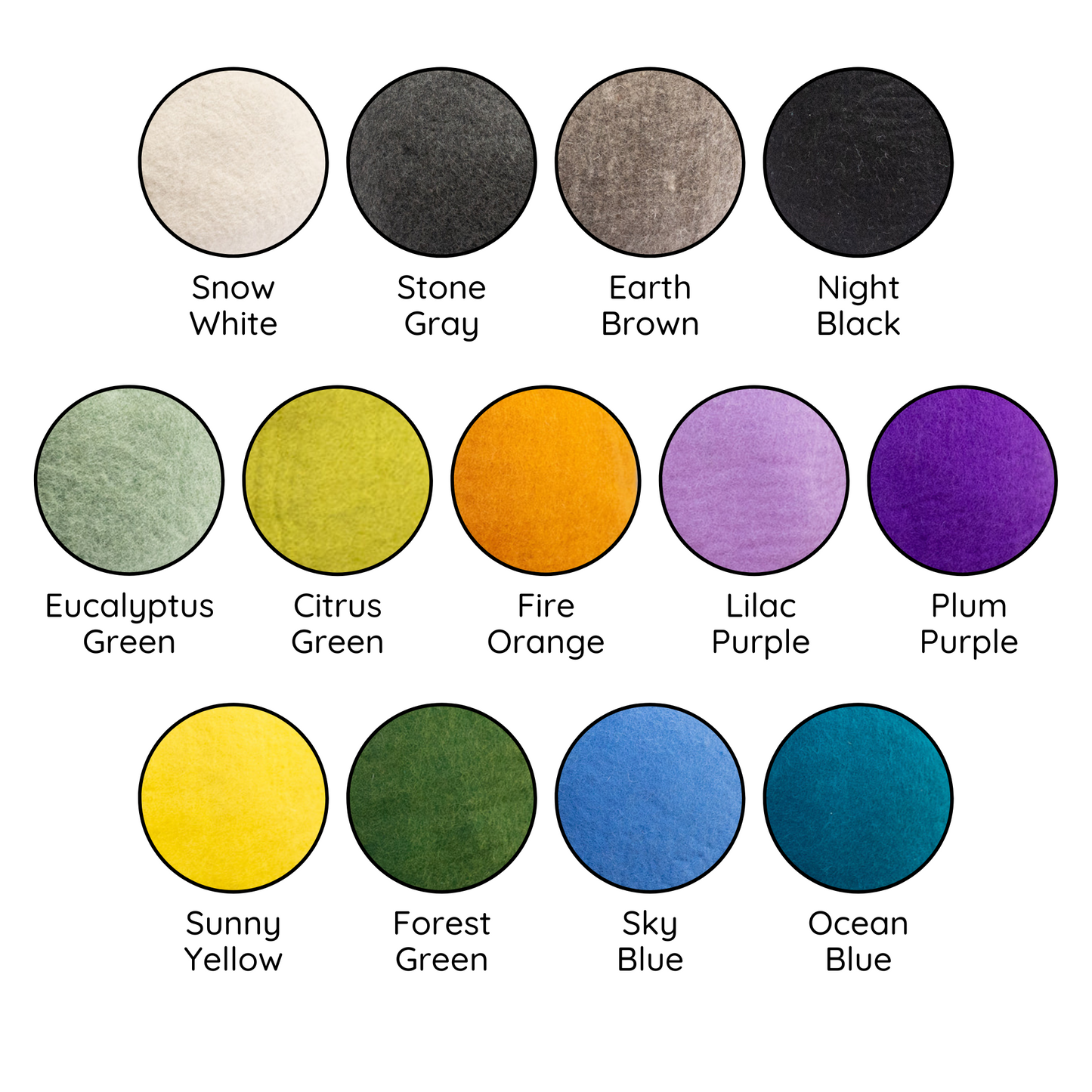 Fuzzy Cove Fade Design Felted Wool Cat Cave – Round Style Ombre Cozy Bed