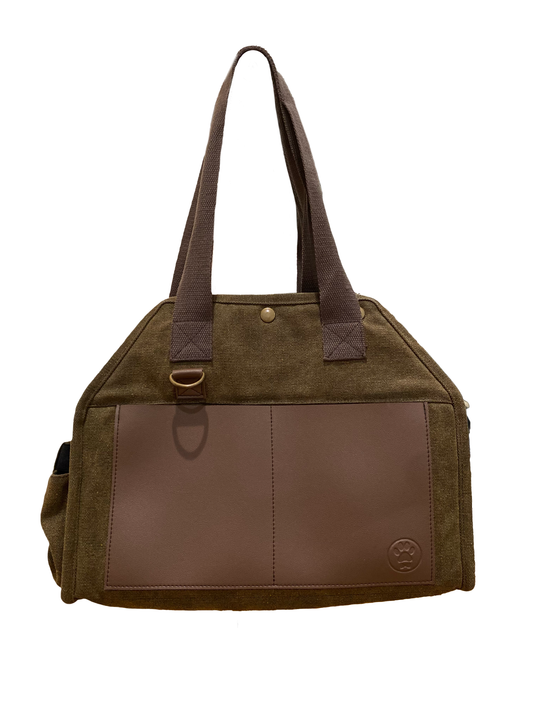 The Daily Packable Pet Carrier – Small Army | Foldable Soft-Sided Dog & Cat Travel Carrier with Storage Pockets