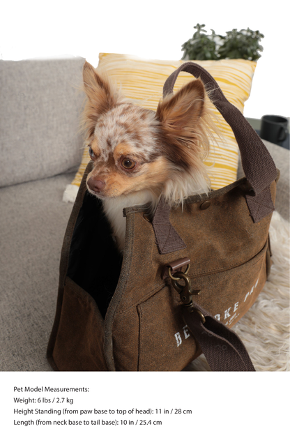 The Daily Packable Pet Carrier – Small Army | Foldable Soft-Sided Dog & Cat Travel Carrier with Storage Pockets