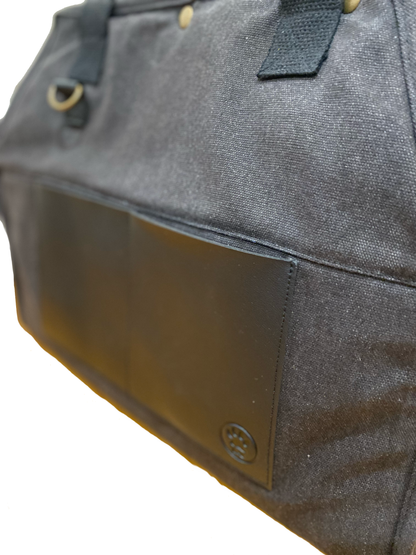 The Daily Packable Pet Carrier – Medium Black | Foldable Soft-Sided Dog & Cat Travel Carrier with Storage Pockets