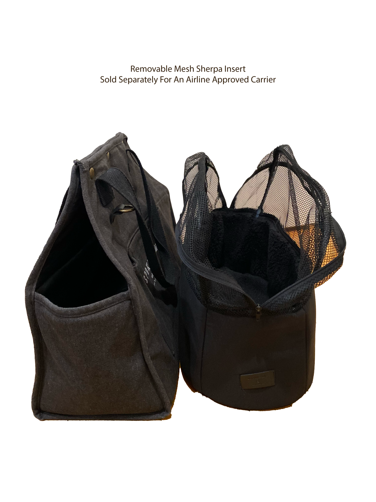 The Daily Packable Pet Carrier – Medium Black | Foldable Soft-Sided Dog & Cat Travel Carrier with Storage Pockets