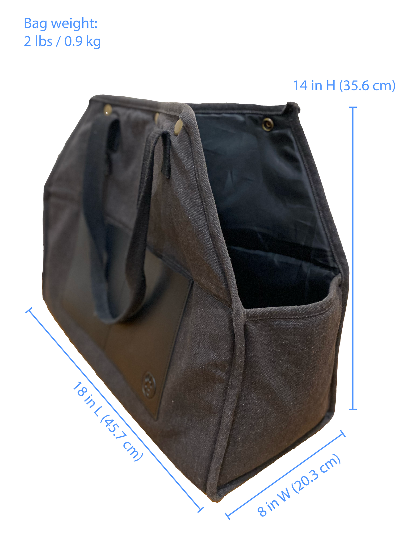 The Daily Packable Pet Carrier – Medium Black | Foldable Soft-Sided Dog & Cat Travel Carrier with Storage Pockets