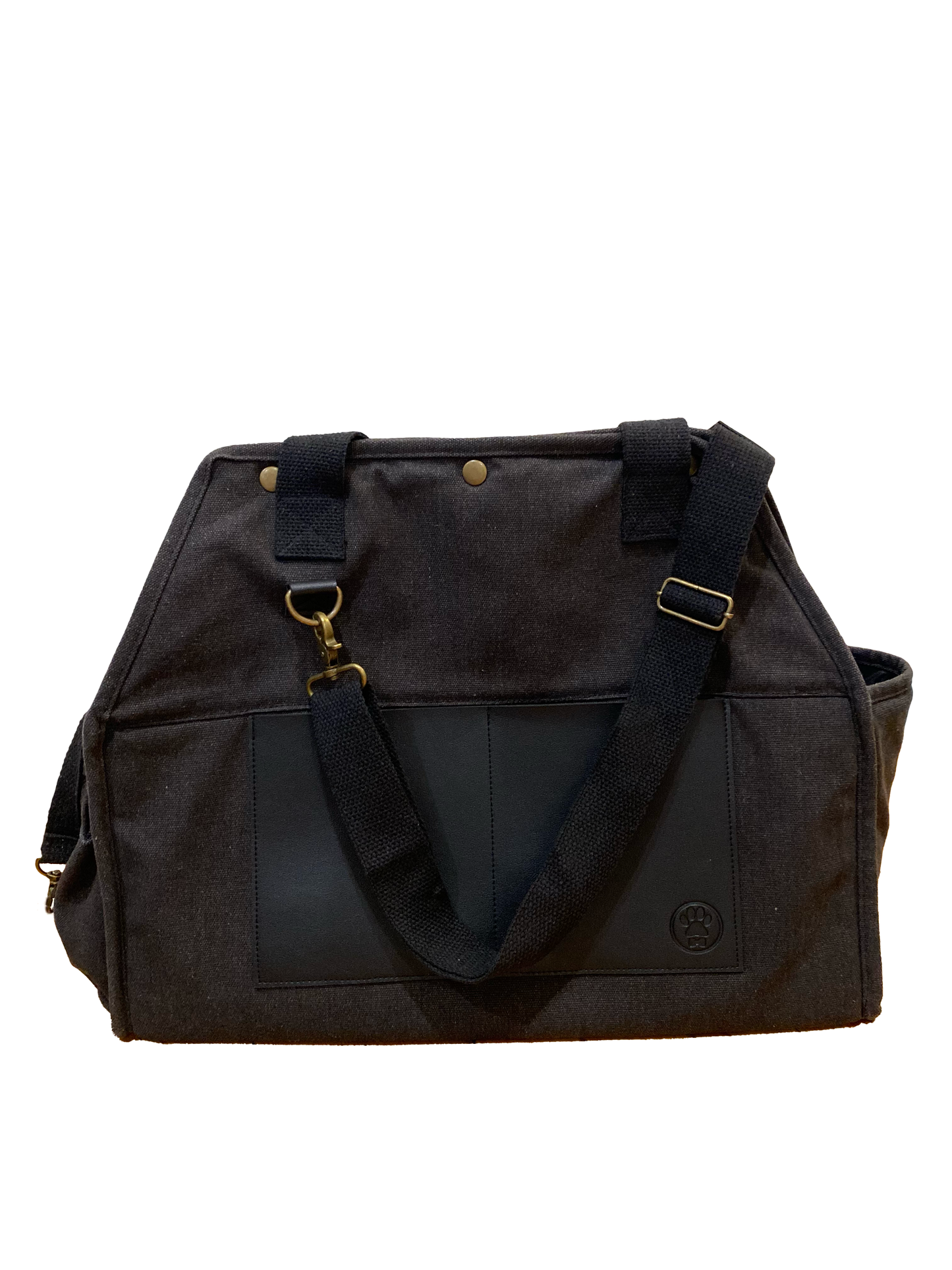 The Daily Packable Pet Carrier – Medium Black | Foldable Soft-Sided Dog & Cat Travel Carrier with Storage Pockets