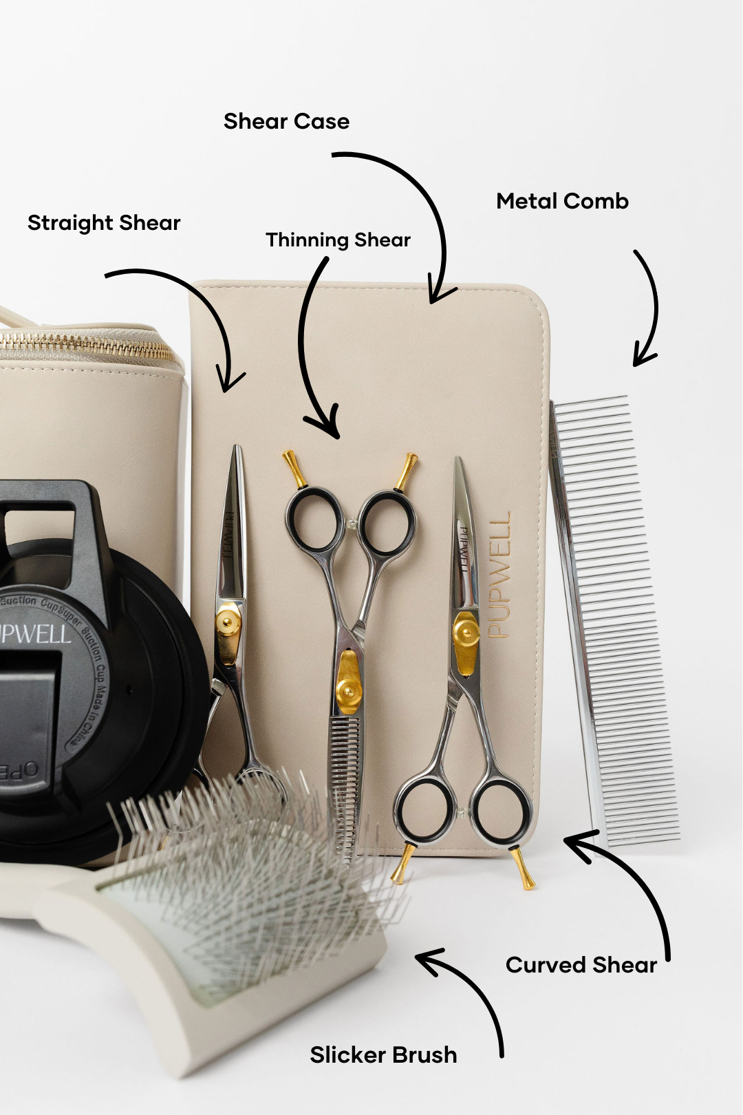 Ultimate Dog Grooming Kit | Professional 14-Tool Home Grooming Set with Training Course