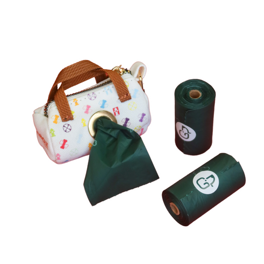 Home-Compostable Dog Poop Bags – 8 Pack (120 Bags) Eco-Friendly, Extra Thick & Leak-Proof Waste Bags for Dogs