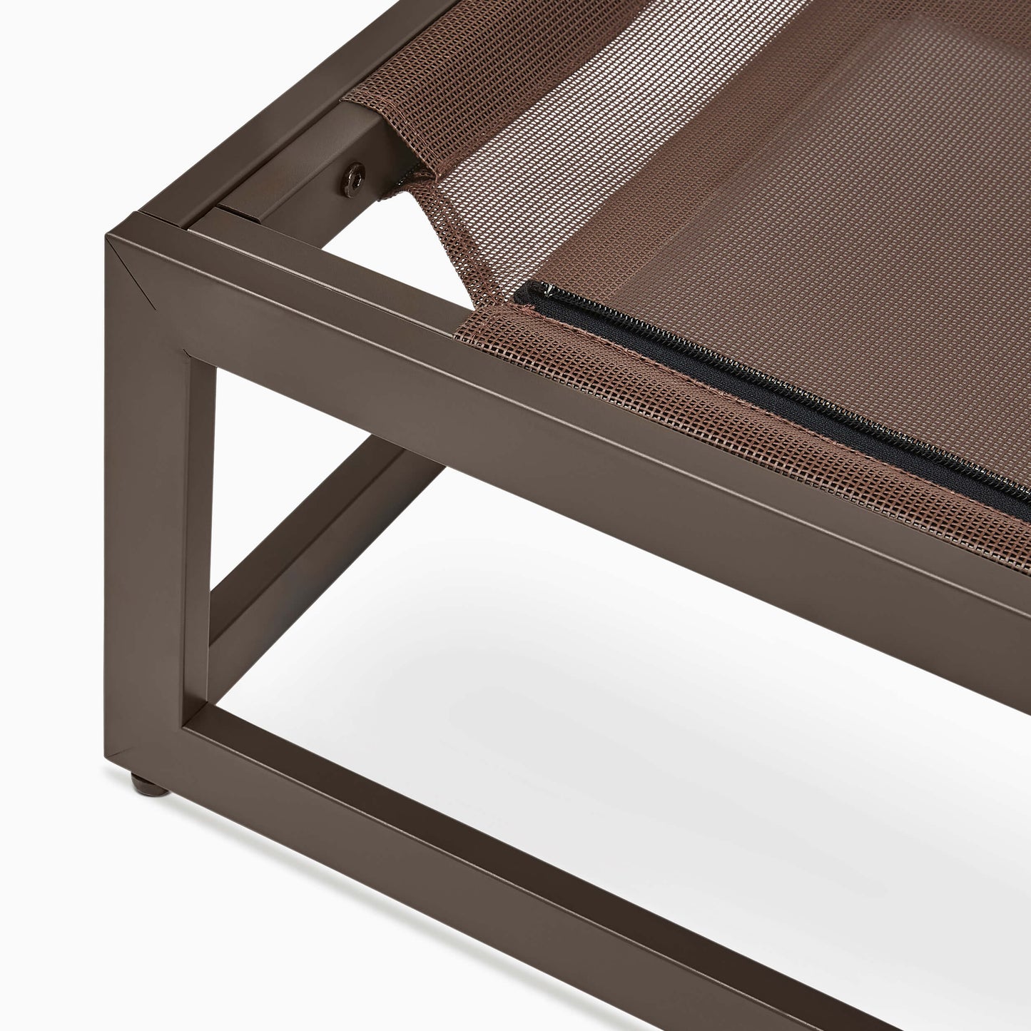 The Up Pup Dog Bed – Brown | Elevated Chew-Resistant Raised Dog Cot with Breathable Mesh & Rust-Proof Metal Frame (S/M/L)