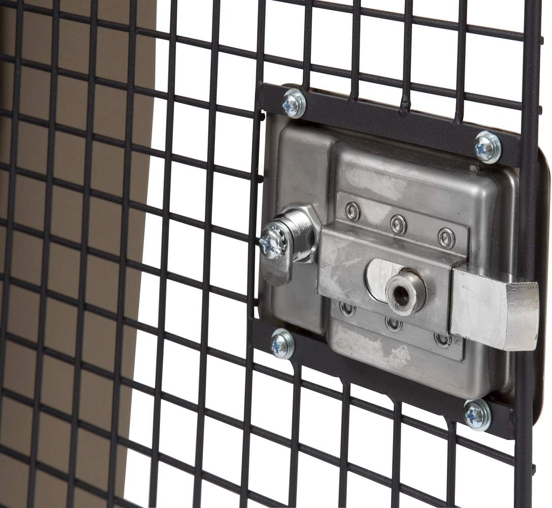 Dakota 283 G3 Dog Kennel – X-Large Dark Granite, Framed Door with Keyed Latch, Ventilated & Stackable Crate, 38.5" x 25.5" x 29.5"