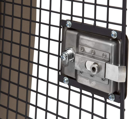 Dakota 283 G3 Dog Kennel – X-Large Dark Granite, Framed Door with Keyed Latch, Ventilated & Stackable Crate, 38.5" x 25.5" x 29.5"