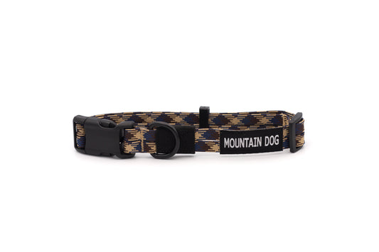 Adventure Style Mountain Argyle Nylon Climbing Rope Dog Collar – Durable Design with YKK Polyacetal Strong Buckle