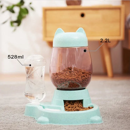 EasyFeed 3-in-1 Stylish Pet Bowls with Automatic Water Dispenser (1.5L)