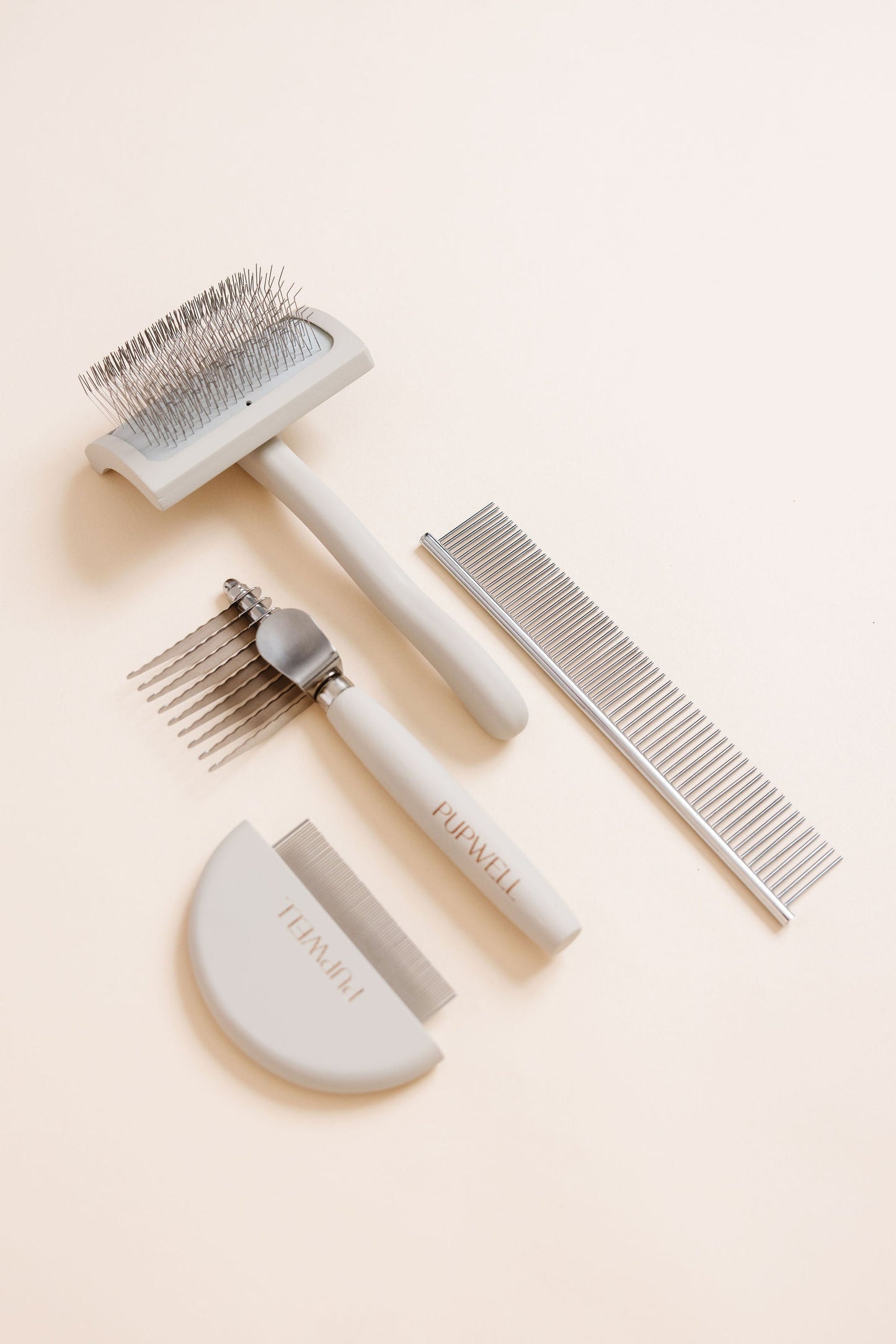 Pup Parent Essentials | Beginner Dog Grooming Bundle with Slicker Brush & Combs