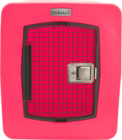 Dakota 283 G3 Dog Kennel – X-Large Pink, Framed Door with Keyed Latch, Ventilated & Stackable Crate, 38.5" x 25.5" x 29.5"