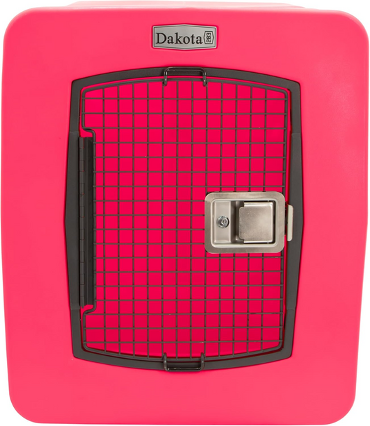 Dakota 283 G3 Dog Kennel – X-Large Pink, Framed Door with Keyed Latch, Ventilated & Stackable Crate, 38.5" x 25.5" x 29.5"