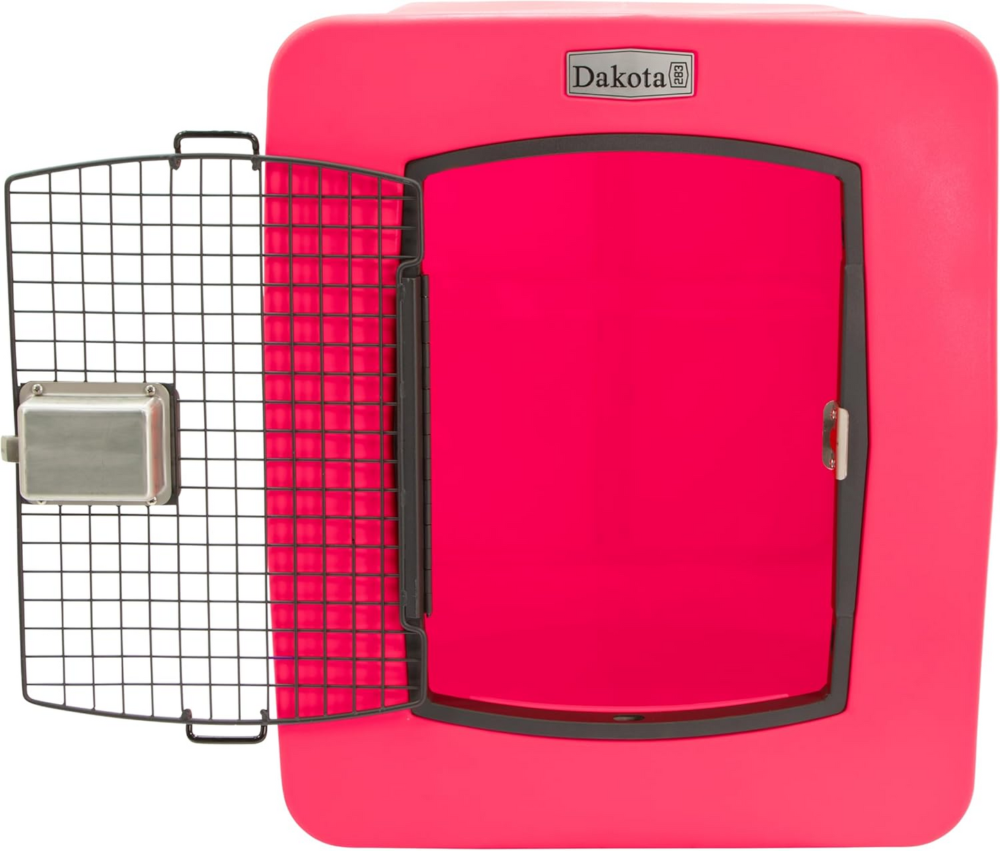 Dakota 283 G3 Dog Kennel – X-Large Pink, Framed Door with Keyed Latch, Ventilated & Stackable Crate, 38.5" x 25.5" x 29.5"